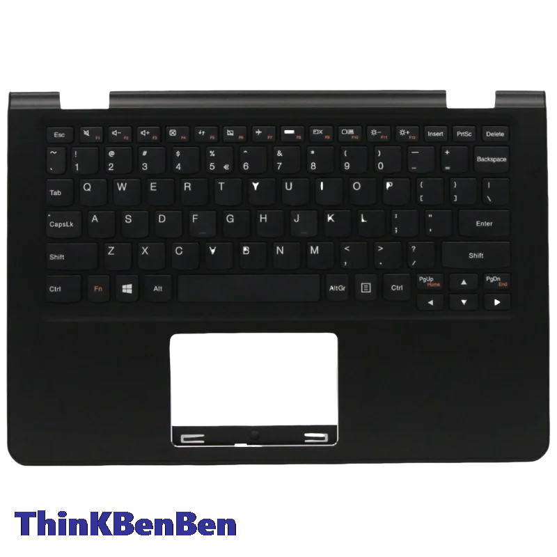 US English Keyboard Black Upper Case Palmrest Shell Cover For Lenovo Yoga 300 11IBR 11IBY Flex 3 1120 1130 5CB0J08378