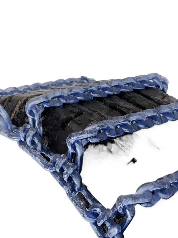 

Suitable for dark blue car snow chain strip car SUV off-road vehicle SL03 tire iron S7 snow mud road emergency