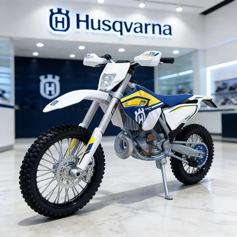 

Maisto 1/12 Husqvarna FE501 Motorcycle Model Toy Vehicle Collection Autobike Shork-Absorber Off Road Autocycle Toys Car