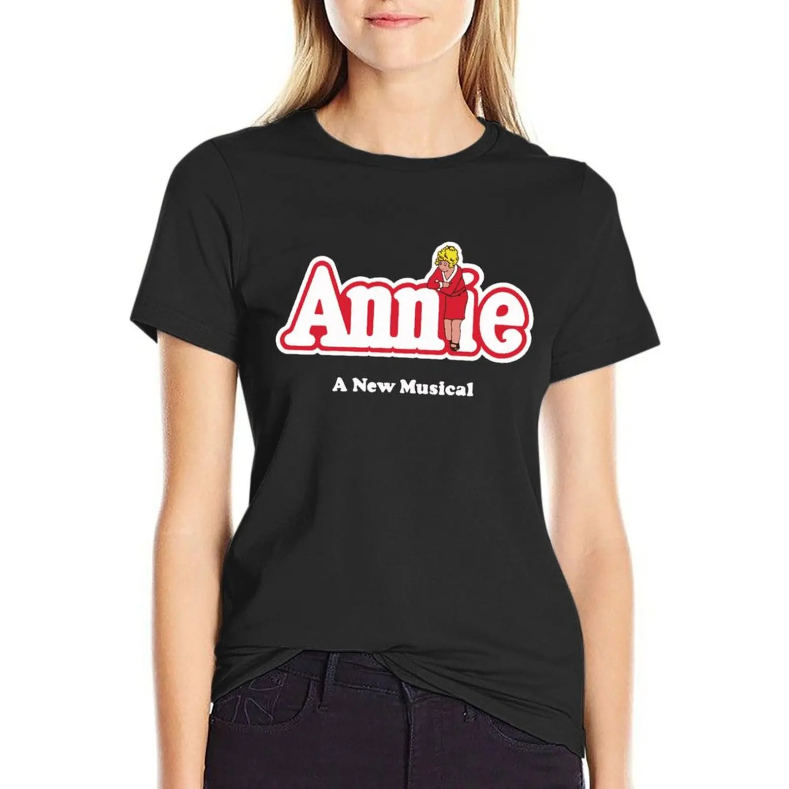 

Annie New York Vintage Girl T-Shirt Short sleeve tee cute clothes oversized lady clothes t-shirt dress for Women long