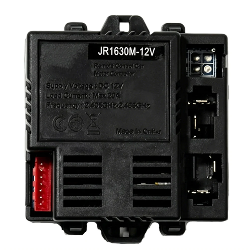 JR1630RX-12V 2.4G Receiver Module ABS Housing Black For Electric Ride-On Vehicle Replacement Parts Control Box