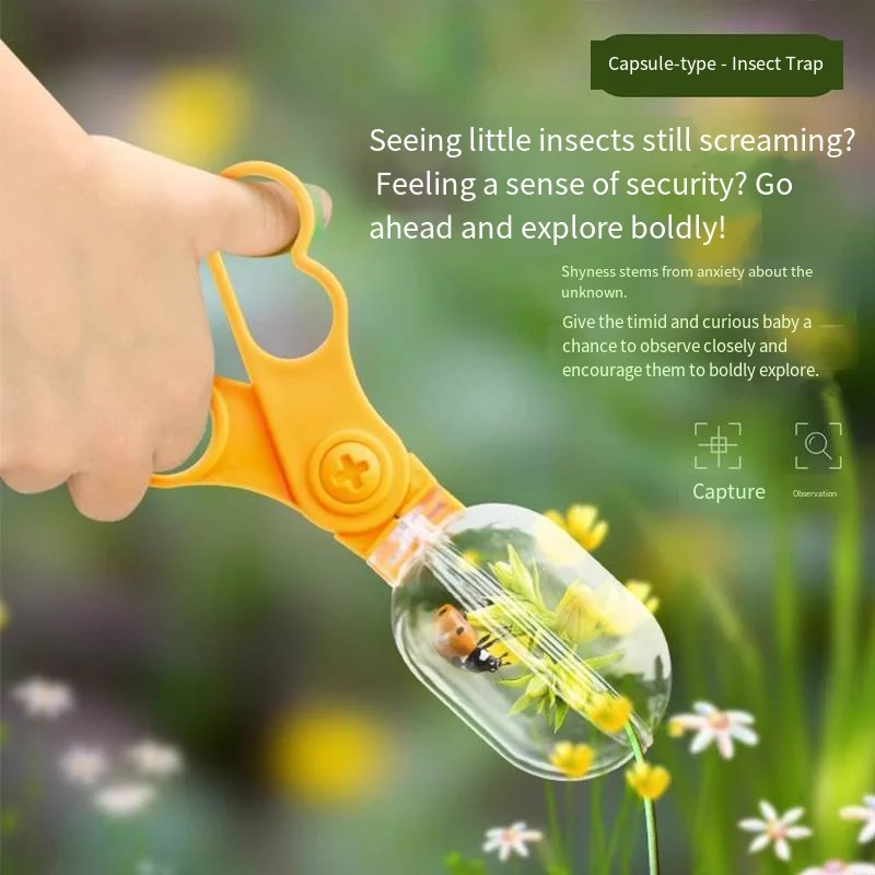 

Viewer Insect Box Double Magnifier Observer Kit Insect Catcher Cage Nature Exploration Tools Kid Learning Development