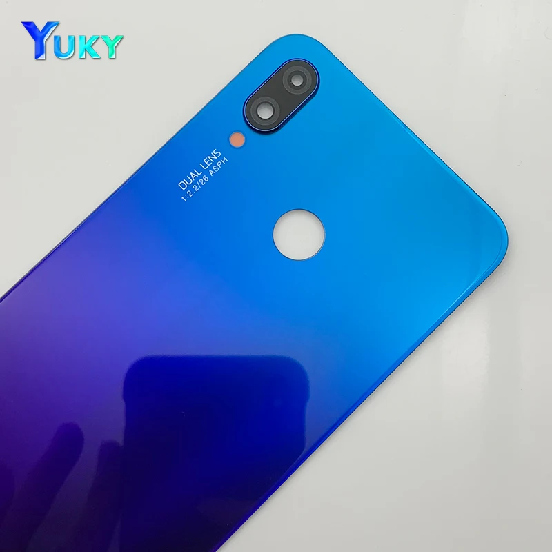 For Huawei Nova 3 Battery Cover Glass Nova 3 Back Panel Rear Door Housing Case For Huawei Nova 3 Battery Cover