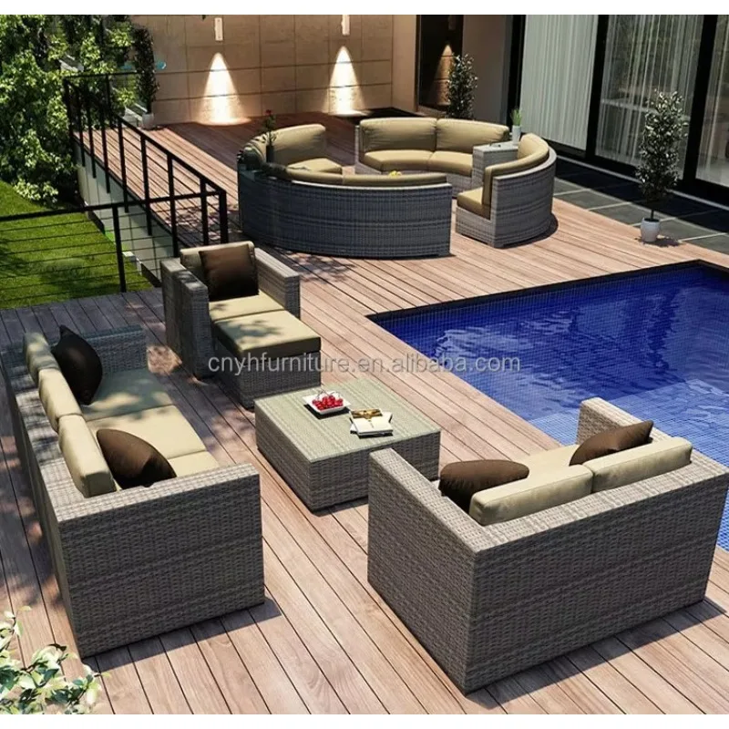 garden sets  sofas outdoor furniture all weather  rattan  wicker   sofa