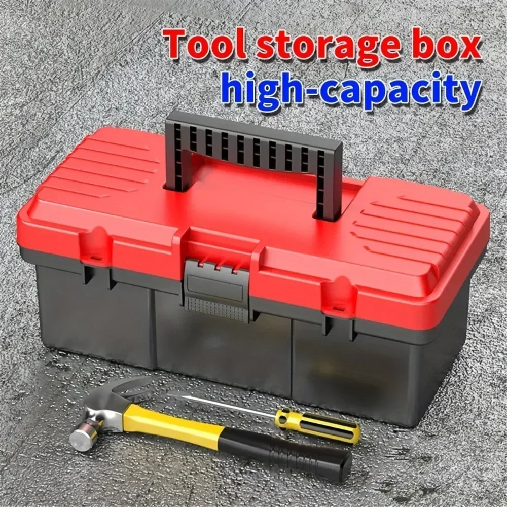 New Portable Household Large Industrial Storage Box Multifunctional Vehicle Hardware Mounted Tool Box Art Tool Electrician Box