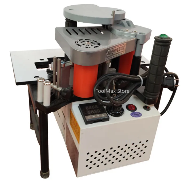220V 1200W Manual Edge Banding Machine Double Side Gluing Portable Edge Bander Woodworking Edge Banding Machine