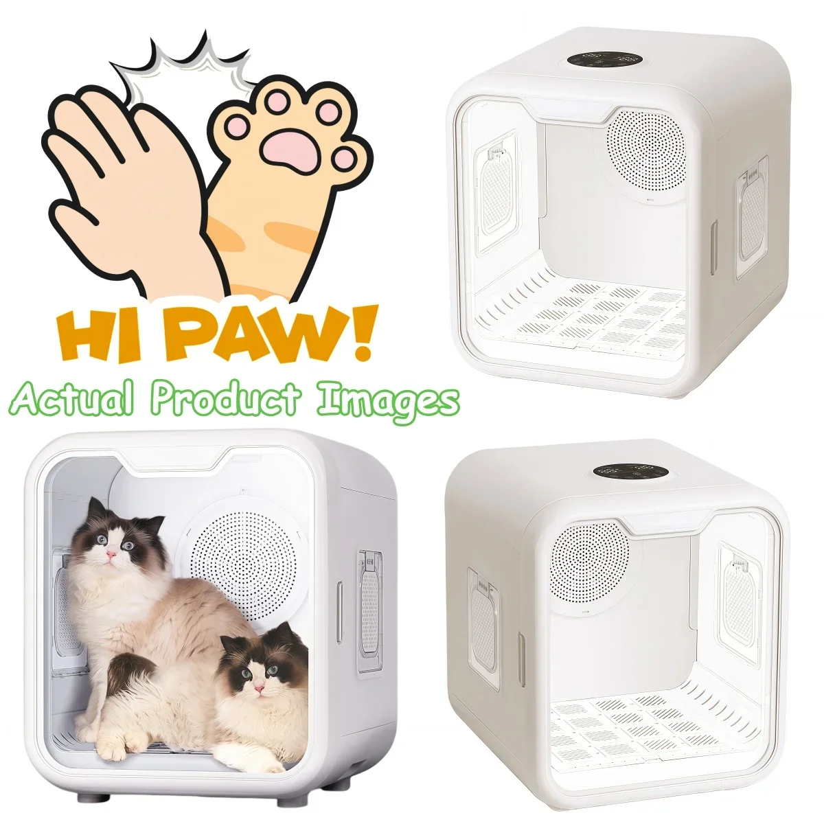 #Promotional Smart Pet Dryer Machine Dual-Circulation Fresh Air Pet Hair Dryer Box Automatic Pet Hair Dryer Box For Dogs Cats