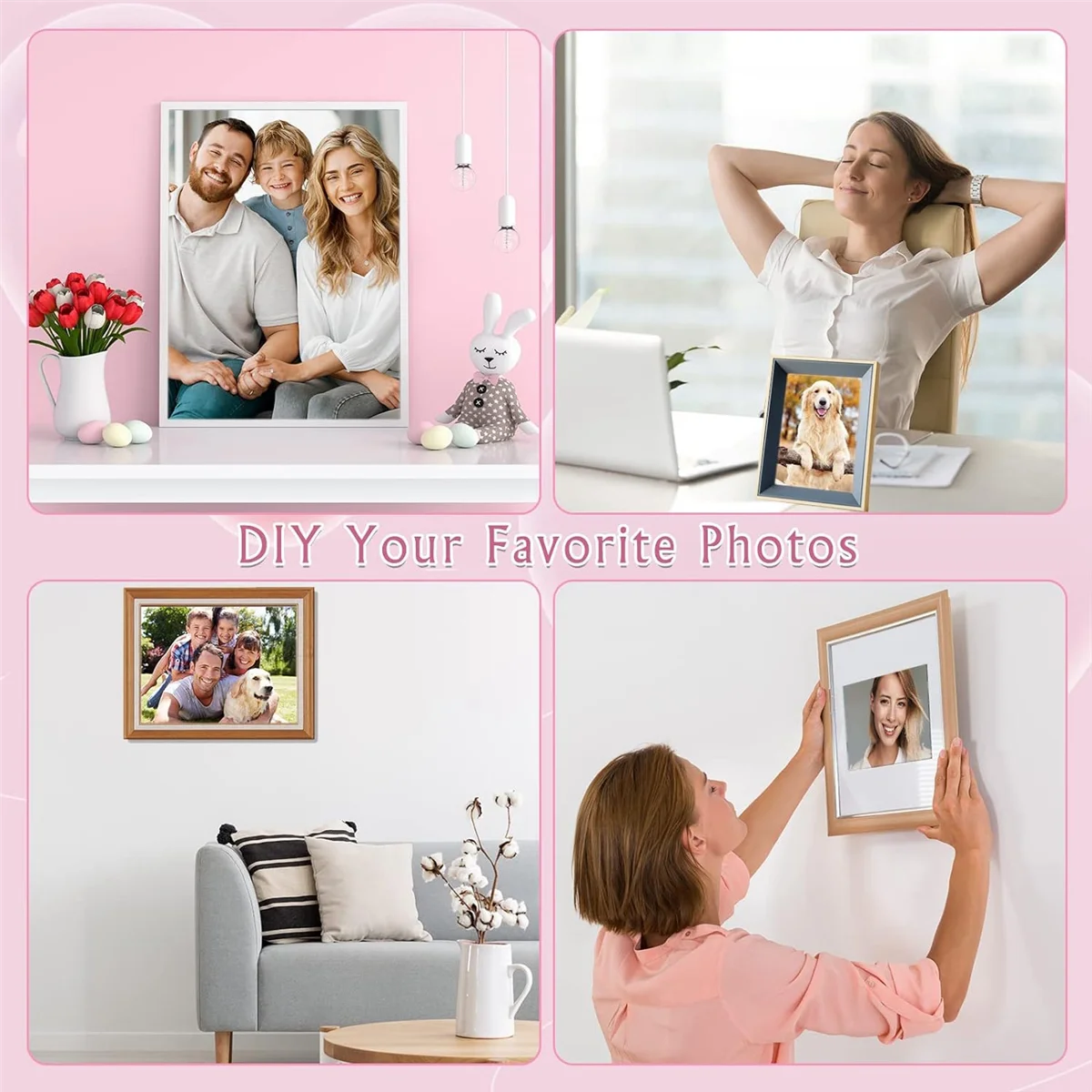 ABJS 20 Pcs Aluminum Sublimation Blanks Heat Metal Photo Blanks DIY Blank Metal Sign Sublimation Metal Blanks for Room
