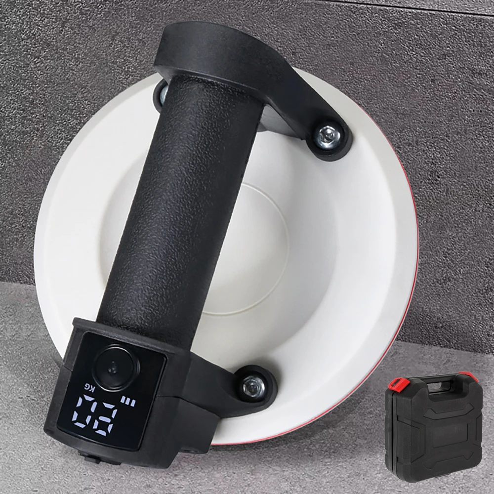 Ventosa de vacío eléctrica de 6 pulgadas, batería de litio integrada de 2000mAh, herramientas de manipulación de vidrio, elevador de succión de Panel de rodamiento de 200kg