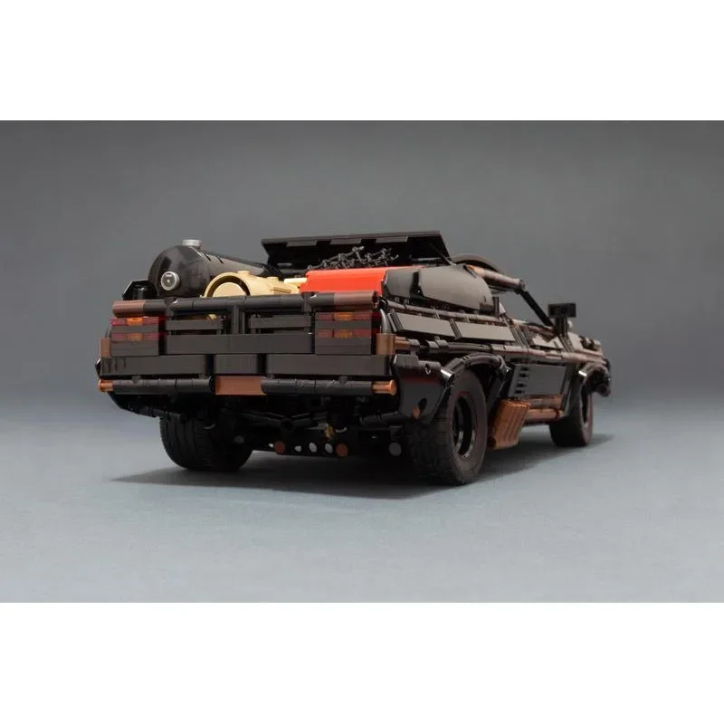 MOC-35846 Mad Film Serie Modifizierte Schwarz Interceptor Lkw Spielzeug Serie Modell Baustein Ziegel Spielzeug Jungen Geburtstag Geschenke