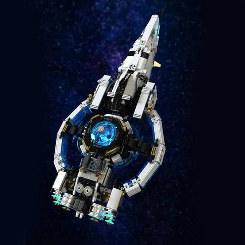 Technical Galaxy Comet Spaceship Spacecraft Modular Buildings Blocks Space Explanation Brick Model Kit Adults Kids Gifts 1567PCS