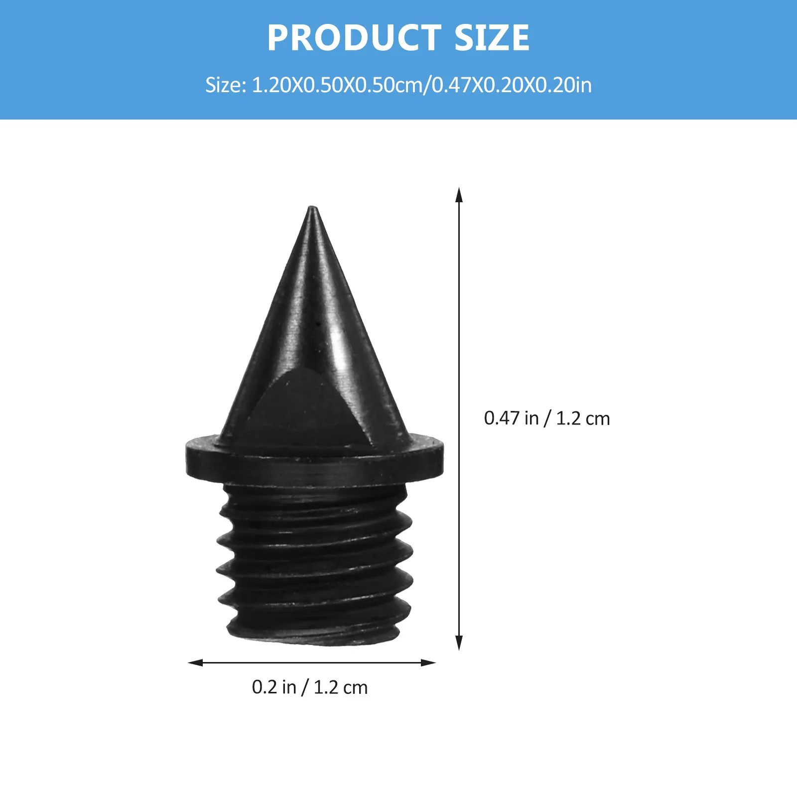 1Set Carbon Steel Track Spikes Replacement Lightweight Screw in Running Spikes for Track Shoes Outdoor Sports Golf Baseball view 2