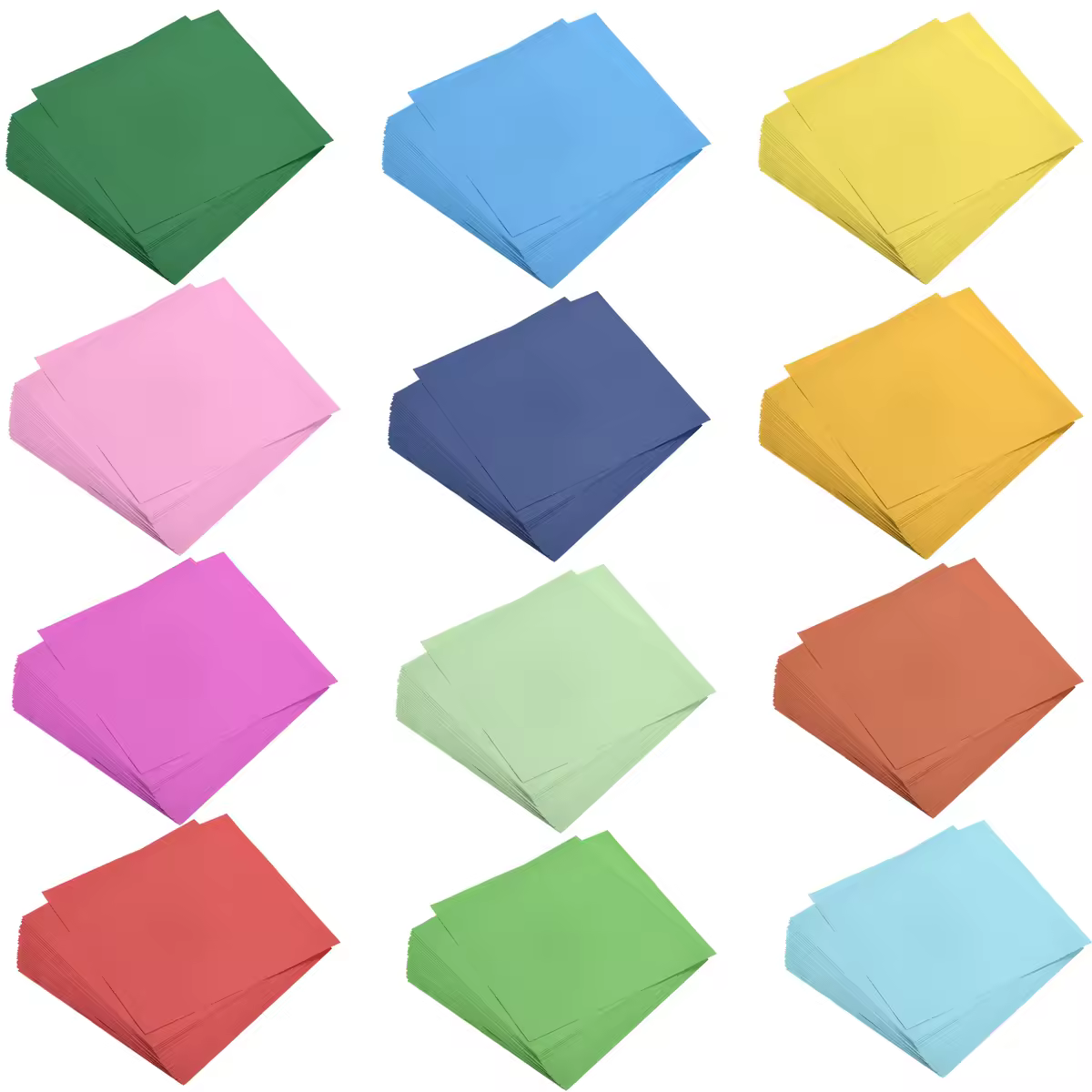 100 feuilles de papier Origami 15x15cm, papiers pliants carrés Double face pour projets artisanaux, cadeaux, décor de Scrapbooking, bricolage fait à la main