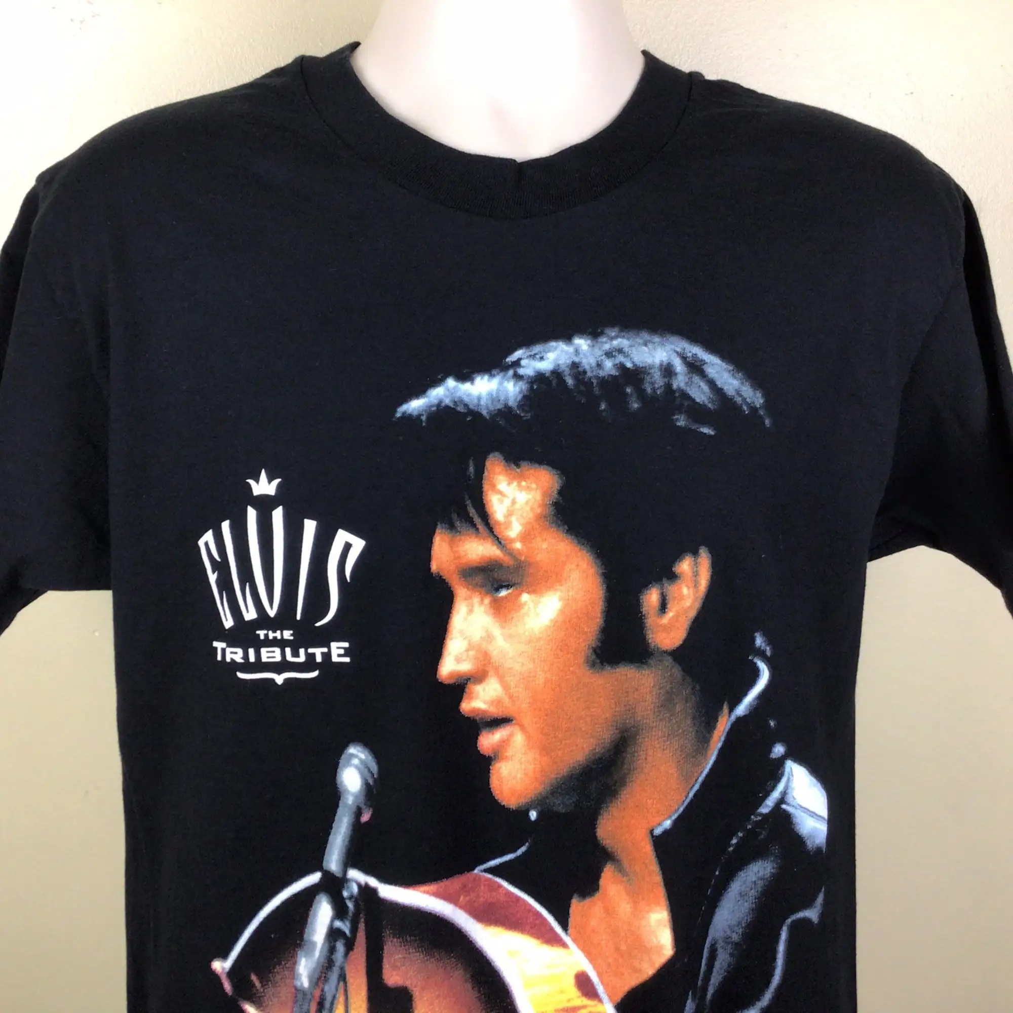 Vtg 1994 Elvjs The Tribute Concert TShirt Black M/L 90s Rock N Roll Presley GEM