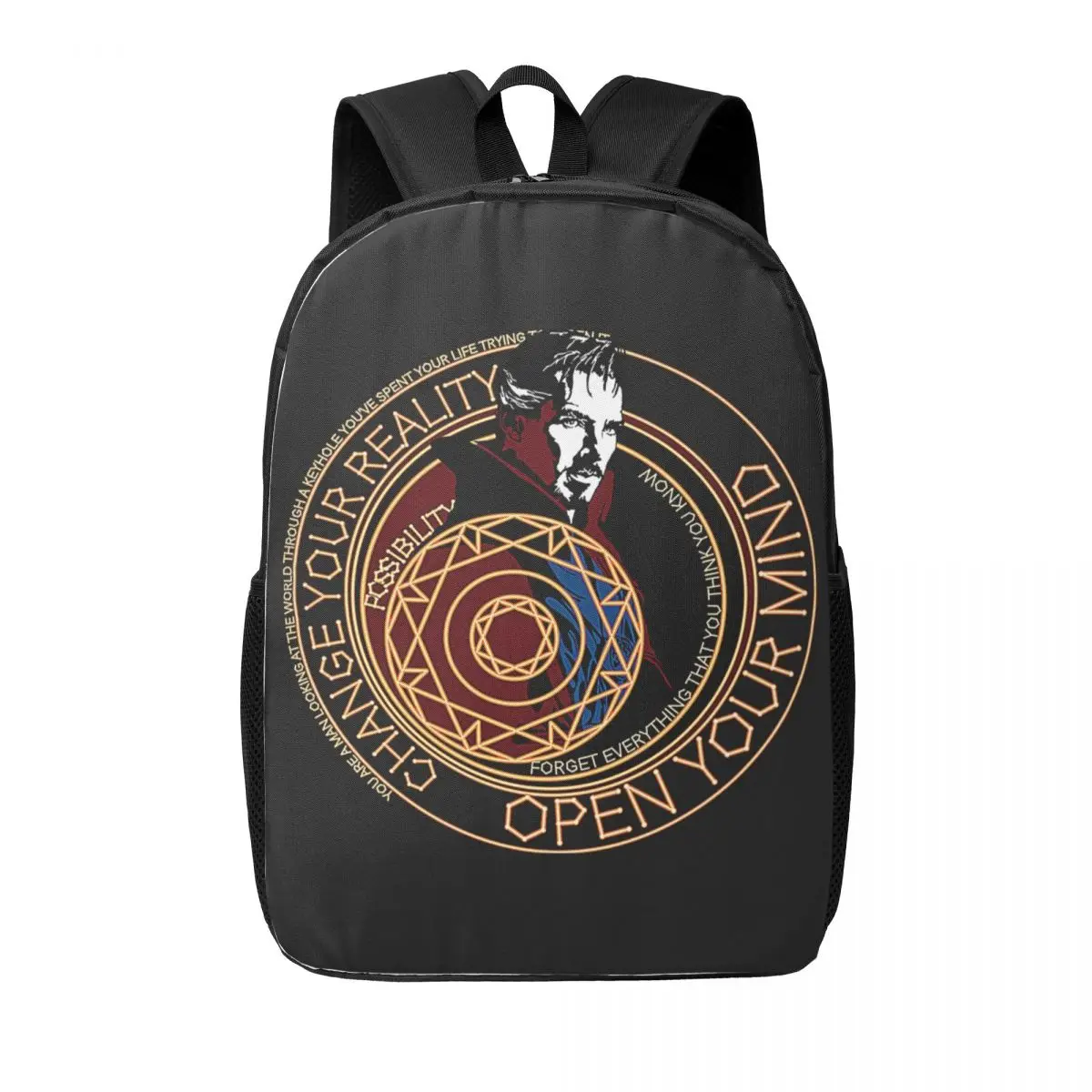

Женские рюкзаки Dr Strange для мальчиков и девочек, сумка для книг, модные студенческие школьные сумки, портативный дорожный рюкзак, сумка на плечо