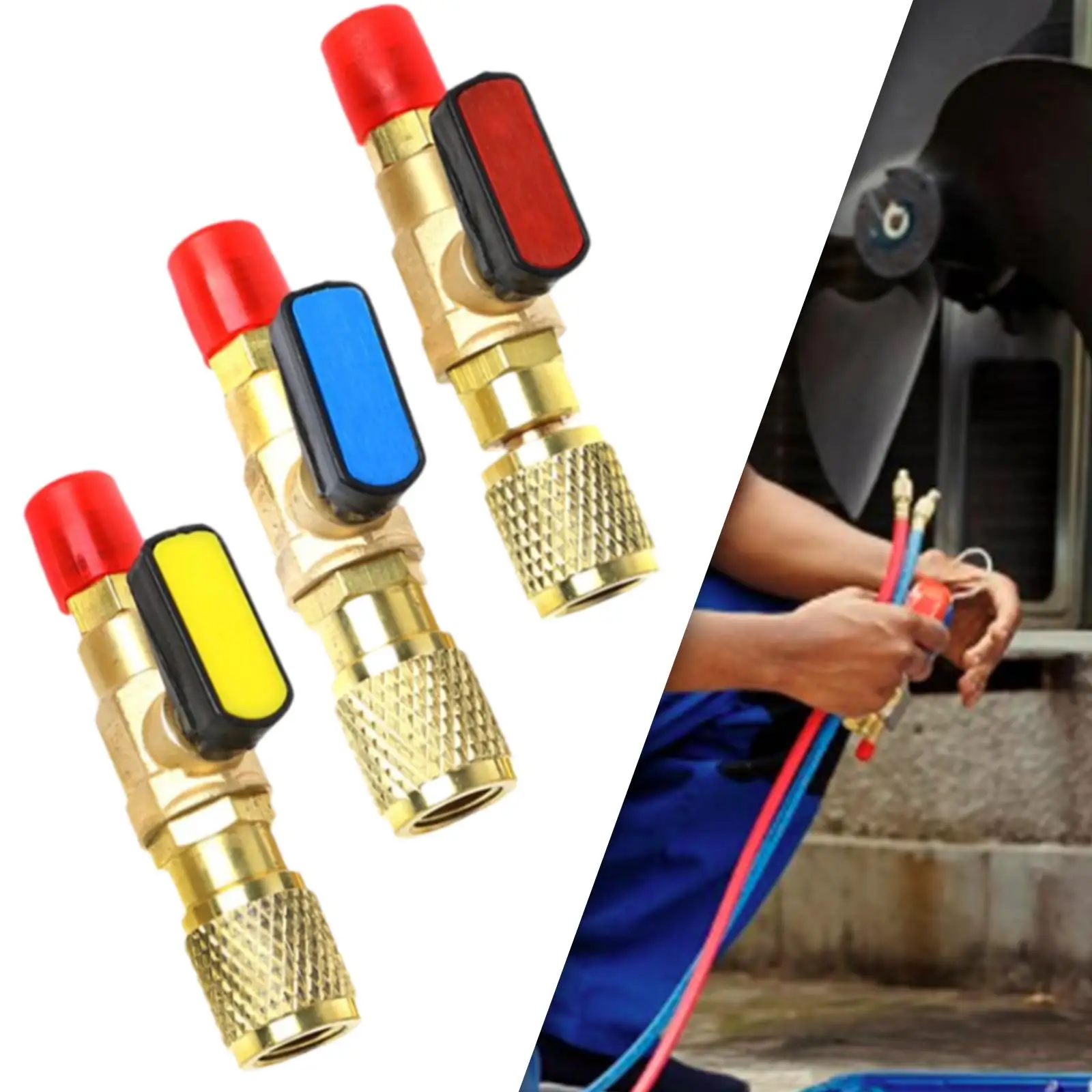 Removal Tool Compatible Automotive Air Conditioning Compact Installation Tool for Cooling Indicator Business Refrigerant Family