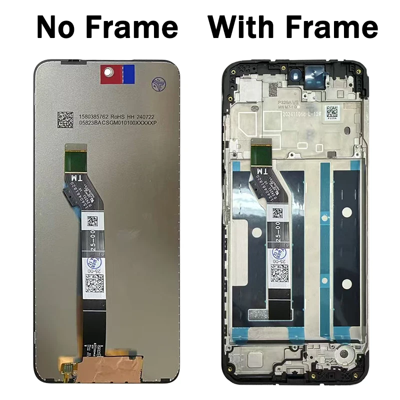 Ekran 6.72' do Motorola Moto G35 LCD + Zespół Digitizera z Ekranem Dotykowym, Zamiennik do Moto G35 XT2433-4 LCD — zdjęcie produktu 6