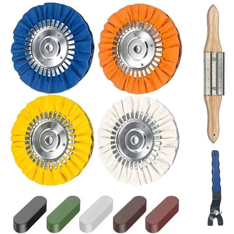 kit-di-lucidatura-a98m-con-ruote-per-lucidatura-da-6-pollici-senza-flangia-foro-per-asta-da-5-8-pollici-per-metallo-e-alluminio