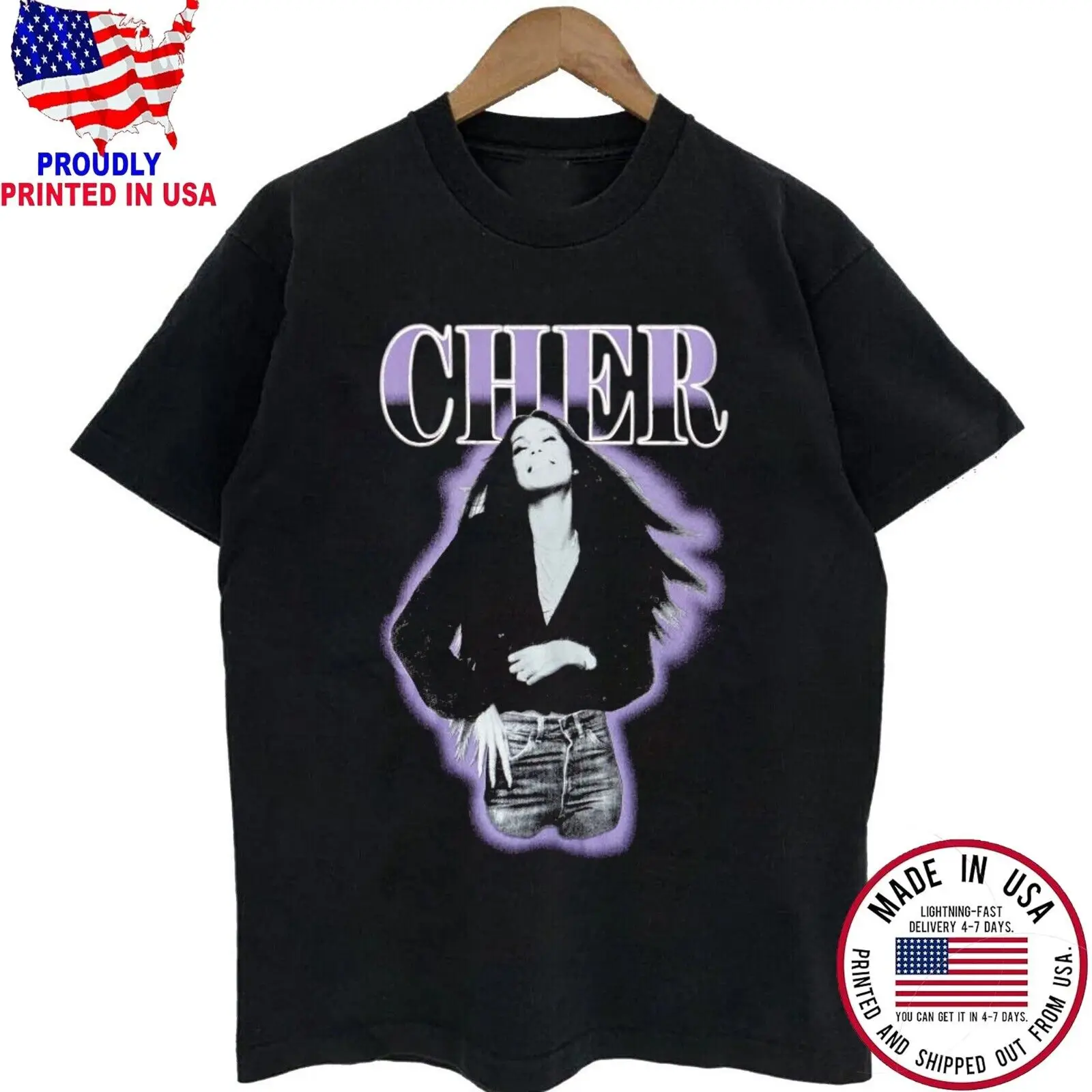 

New Rare cher album Gift Funny Men All Size T-Shirt QN566