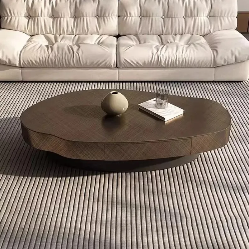 

Low Accent Coffee Table Unique Simple Luxury Modern Decoration Coffee Table Irregular Wooden Meubles Living Room Decoration