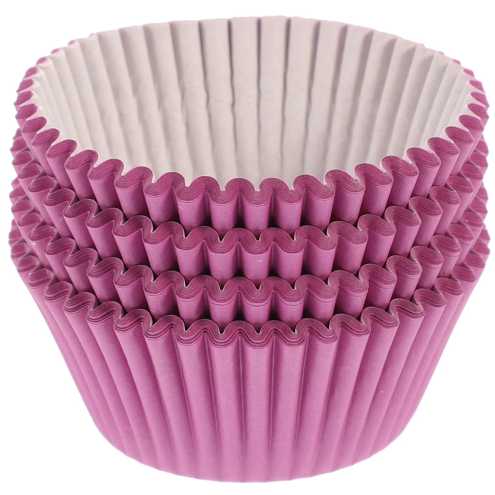 

100pcs Colorful Oil Paper Cups Cake Baking Liners Muffin Cupcake Purple Disposable High Temp Strong Perfect for Treats