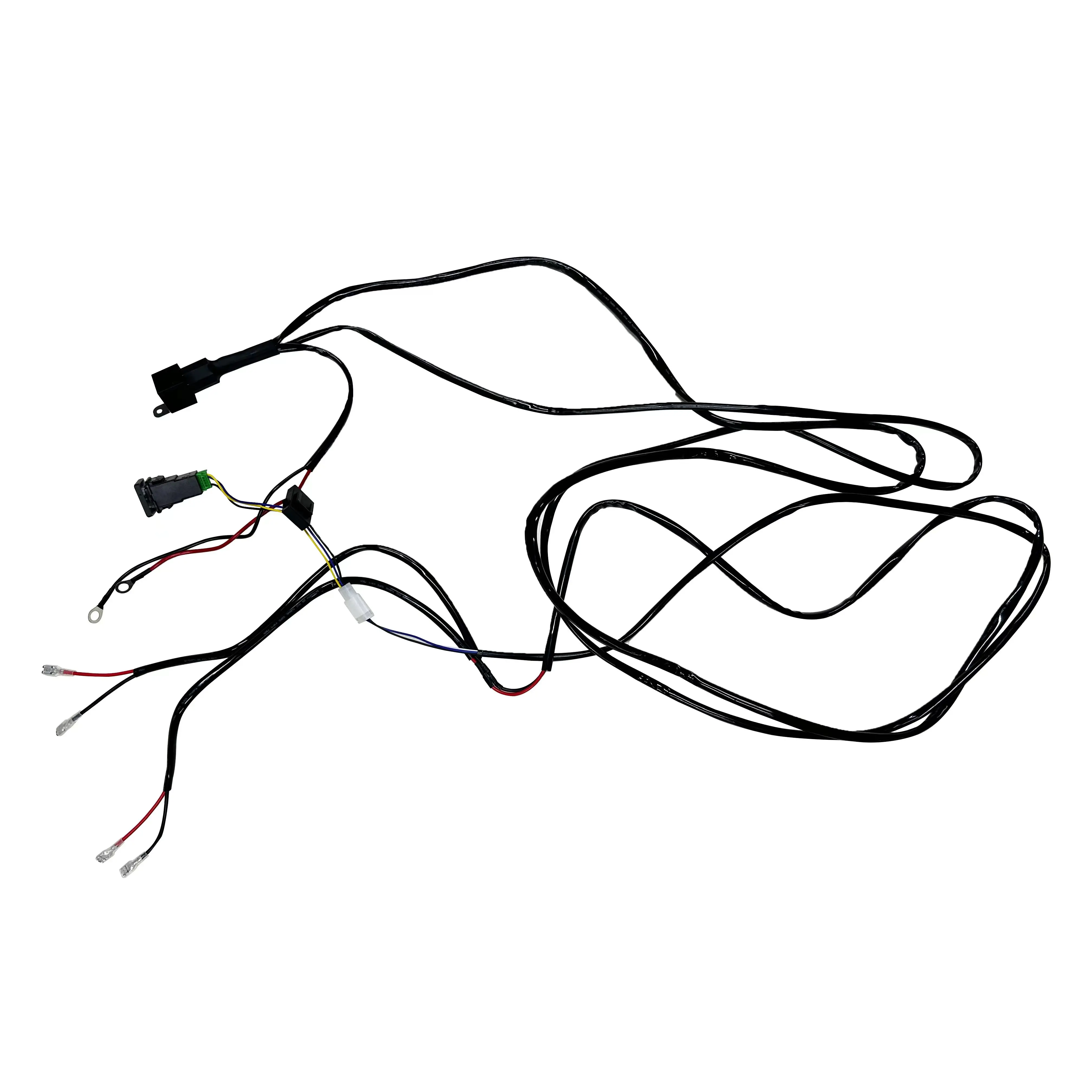 

Автомобильный 3-метровый-300 Вт 2-проводной релейный кабель с дистанционным управлением со специальным переключателем для Suzuki Jimny JB64 J7B4, багажник на крышу, светодиодный прожектор, бар