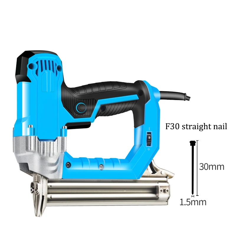 

220V 2300W Nail Gun Furniture Staple Gun Woodworking Power Tool Portable Electric Tacker Gun