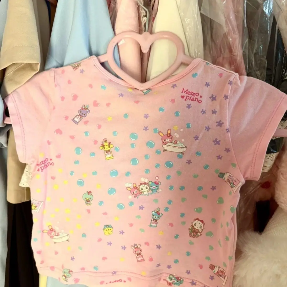 اليابانية لطيف Mp الكرتون المطبوعة الحلو فتاة الجرافيك تي شيرت Y2k أفضل الصيف قصيرة الأكمام تي شيرت للنساء ابنة الملابس #4