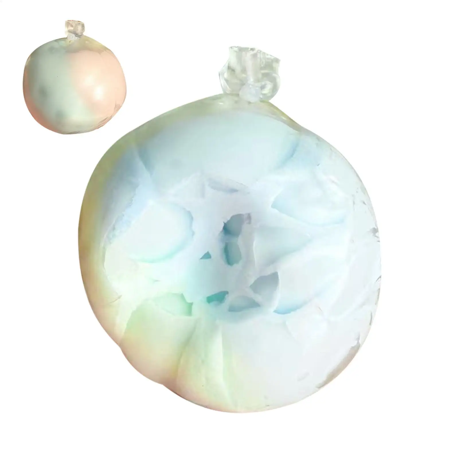 Balles anti-stress Squishy à rebond lent, jouet sensoriel en cire à presser, jouet fidget à effet sonore clair pour le bureau et la méditation