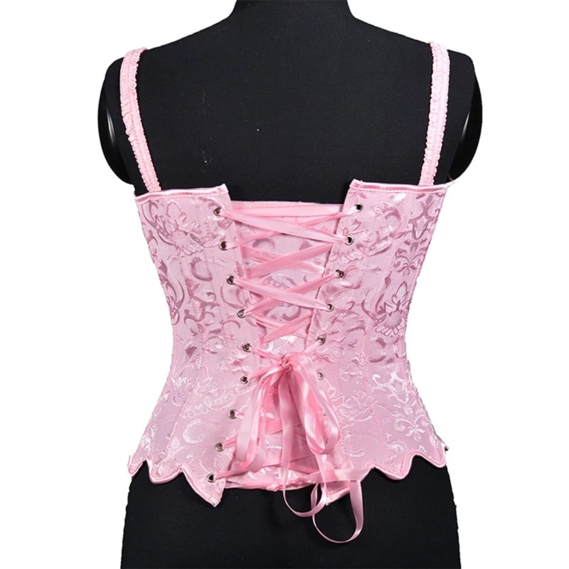 Gebloemde kanten korsetten en bustiers tops dames mouwloze tube tops hemdje M6CD