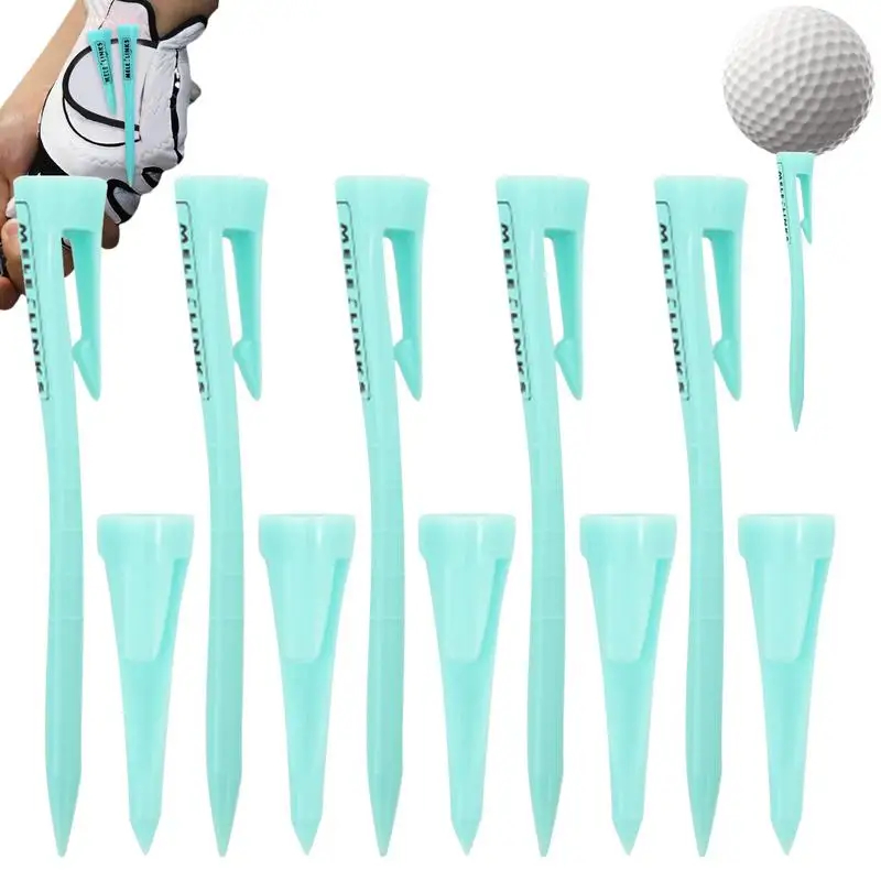 

Golf Accessories For Men 10pcs Adjustable Height Golfing Tees Enhanced Stability & Portability Golf Practice Tools With