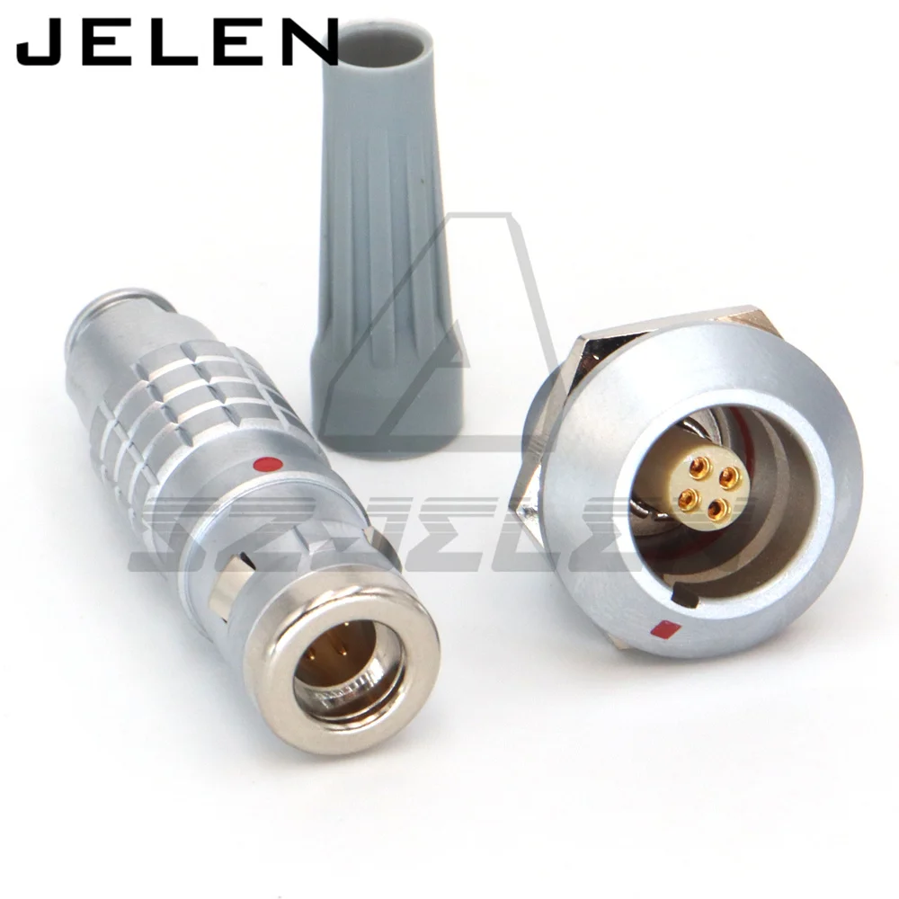 FGG  GG EEG 0K 304 4Pin K series IP68 waterproof similar push pull circular connector M14