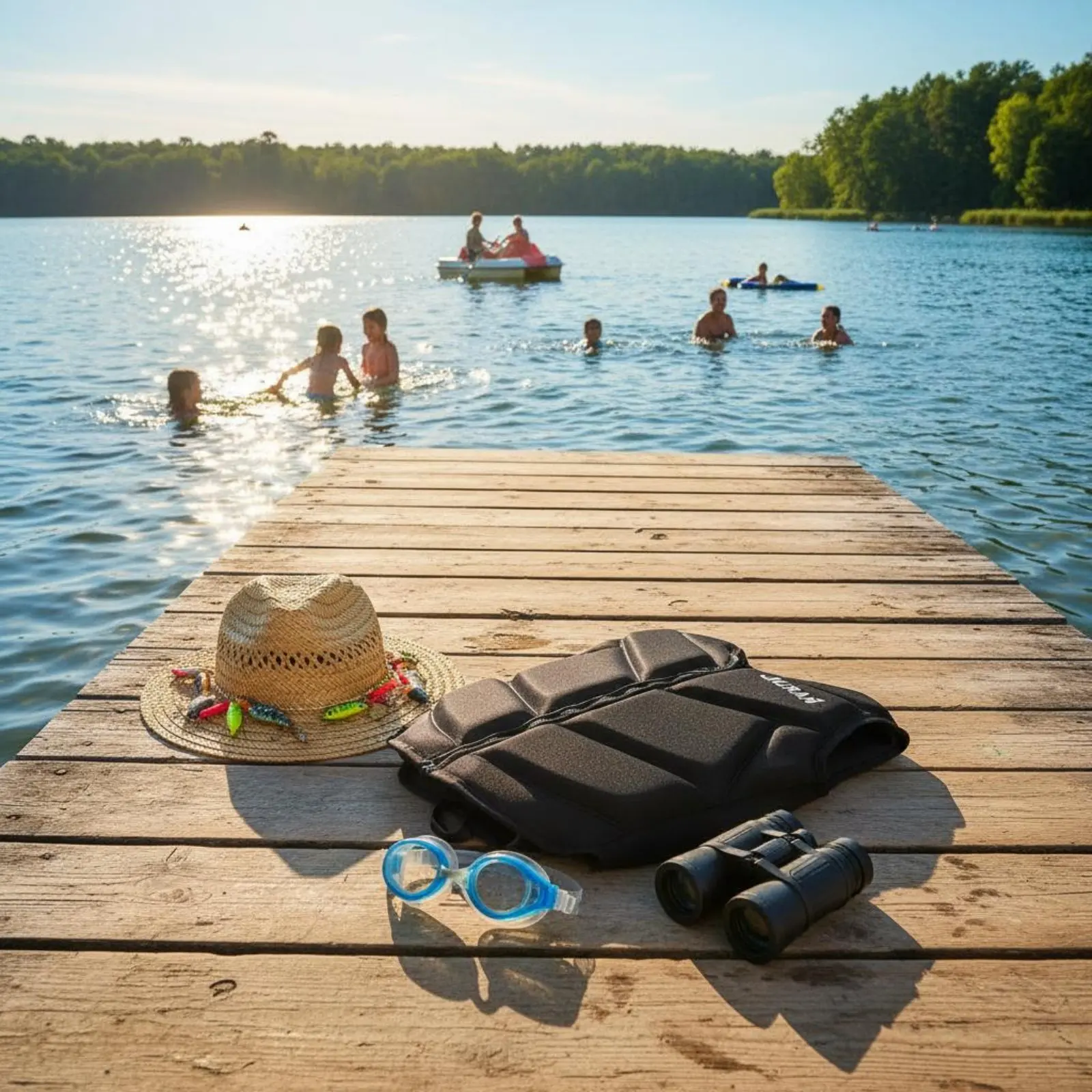 

Professional Rescue Life Vest Portable Lightweight Life Jacket Vest Strong Buoyancy Adjustable Fit for Boating