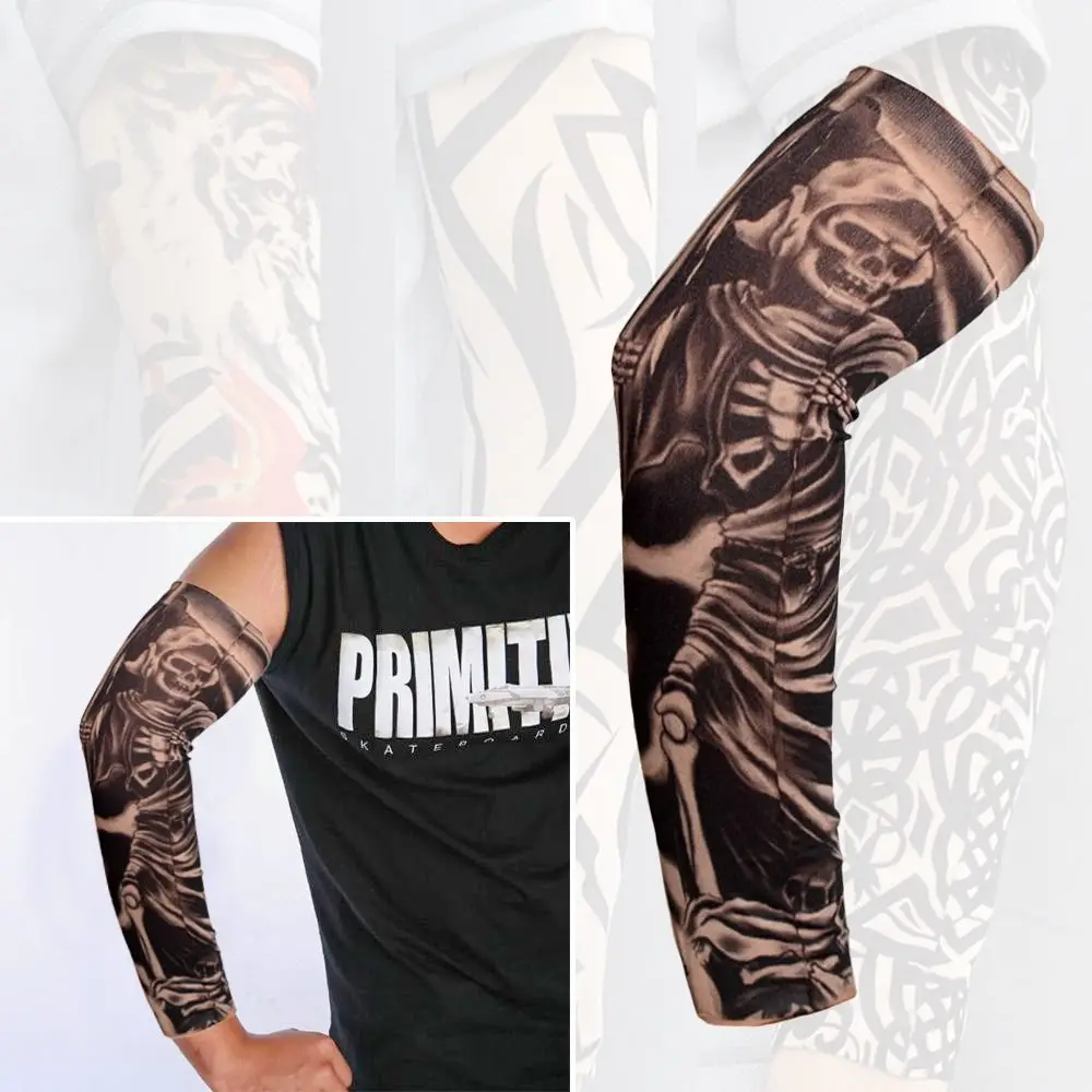 1Pcs New Sun Protection Flower Arm Sleeves Summer Cooling Outdoor Sport Arm Cover Warmer UV Protection Arm Sleeves