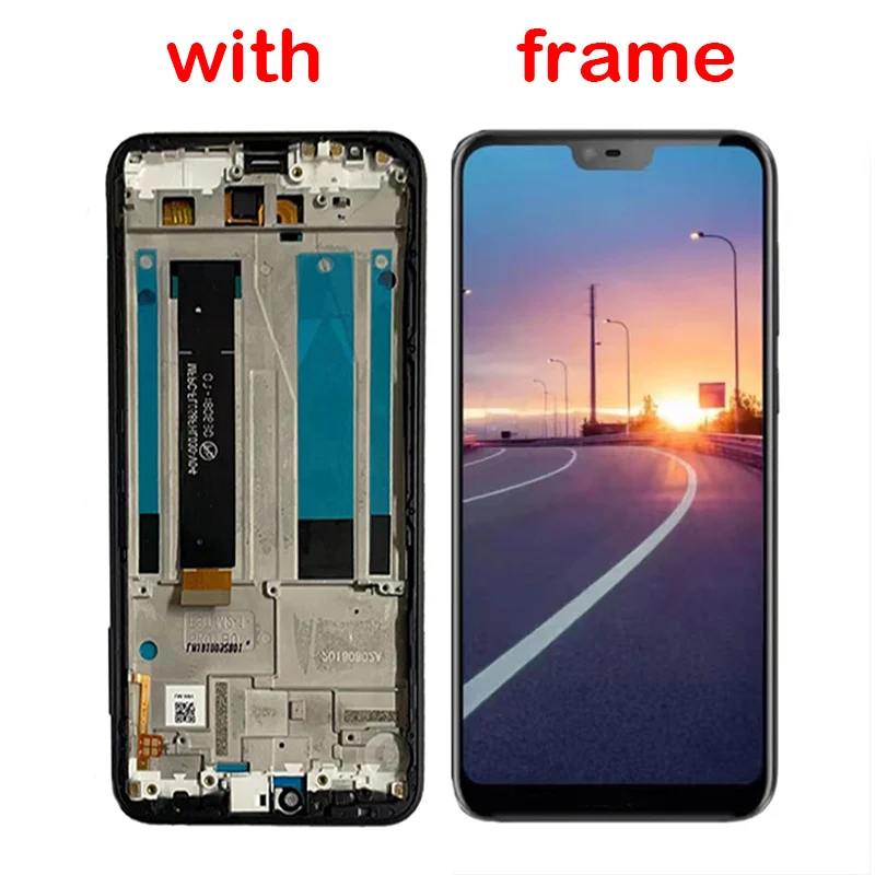 

5.8" Original lcd For Nokia 6.1 Plus LCD Display Touch Screen Digitizer Assembly Replacement For Nokia X6 6.1plus LCD with frame