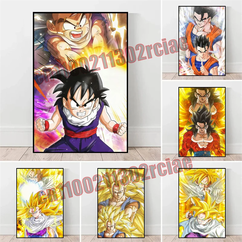 

Japanese Classic Cartoon Cartoon Dragon Ball Art Poster Canvas Painting Printing Painting Suitable for Bedroom Decoration Gifts