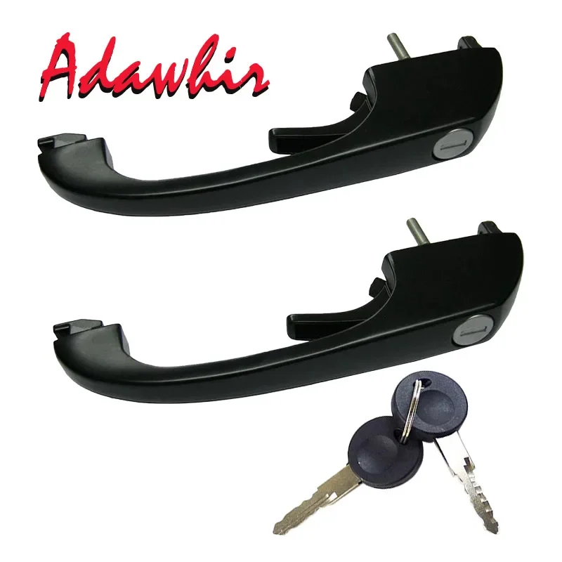 Outside Exterior Door Handle Left or Right with 2 Keys for Volkswagen T3 Transporter III Bus 1979-1992 OE# 251837205