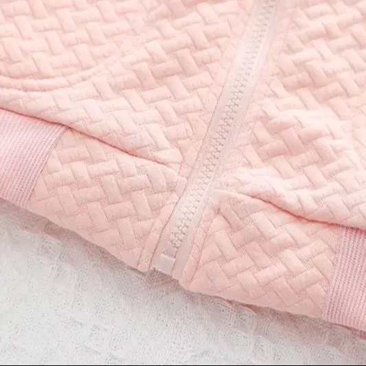 Kleinkind-Jungen-Seersucker-Jacke mit Reißverschluss, Fleece-Futter, warmer Wintermantel, Kinder-Baseballkragen, Baumwollmischung, Oberbekleidung, Größe 80-120 – Detail 5
