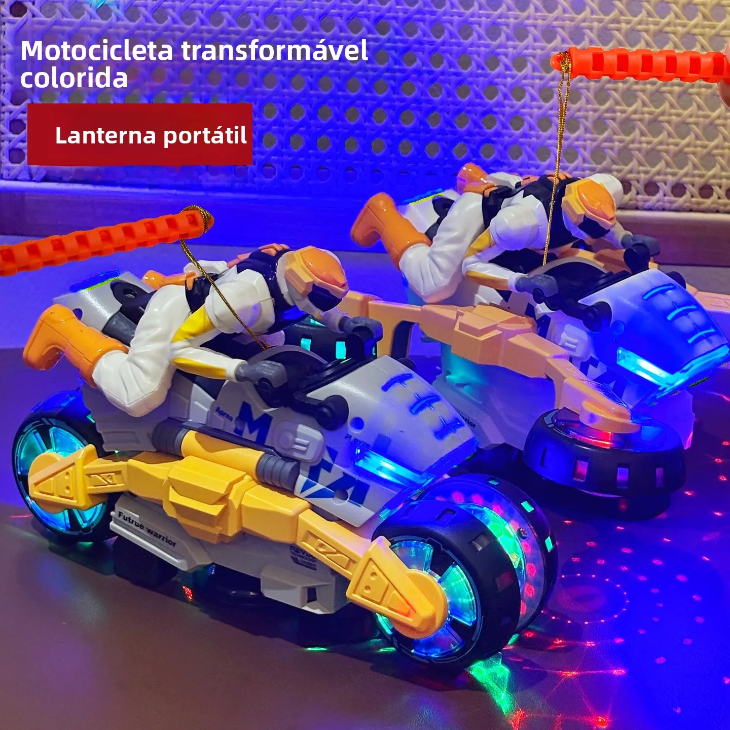 children's-handheld-glowing-music-lantern-motorcycle-mid-autumn-festival-gift-rotating-flashing-light-plastic-material