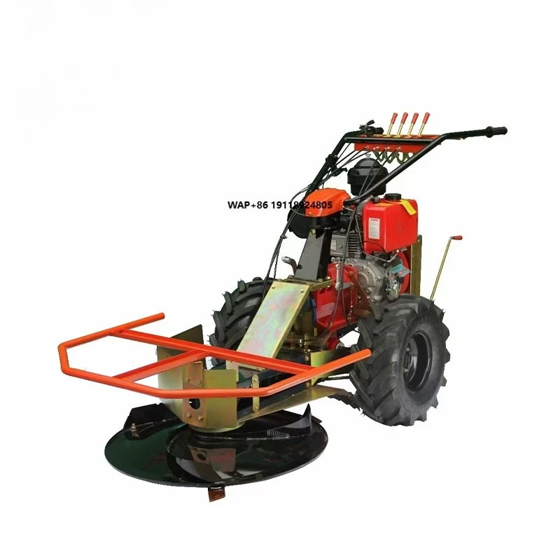 Farm Orchard Garden Tools Power Tiller Weeder Grass Cutting Hand Held Disc Lawn Mower Machine