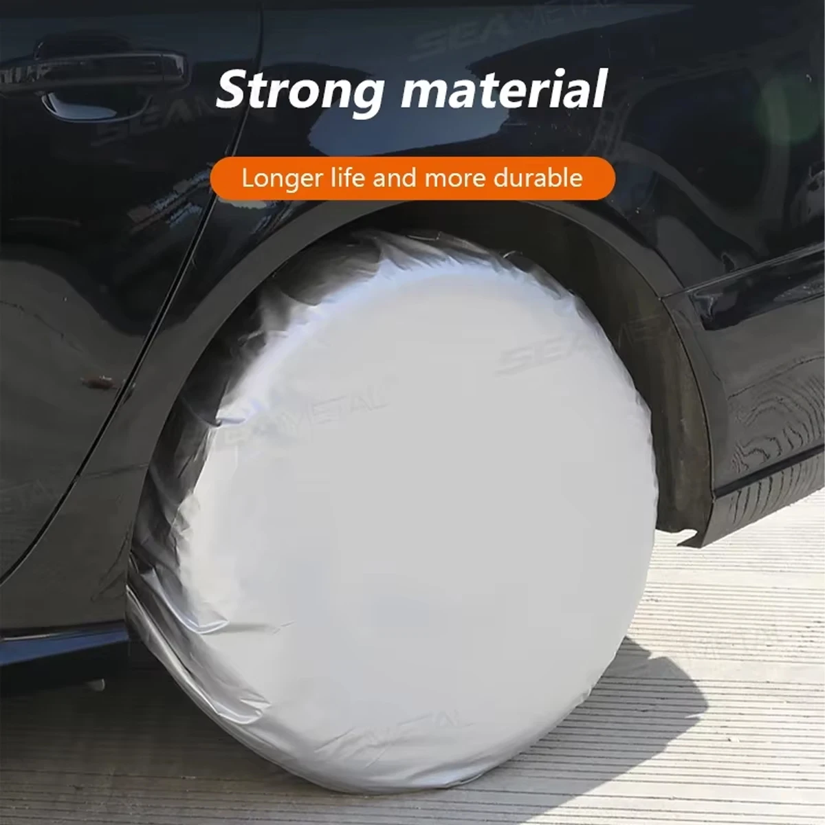 Waterproof Dustproof Car Tire Cover, Wear Resistant Sun Protection Vehicle Wheel Protector For Long Term Parking