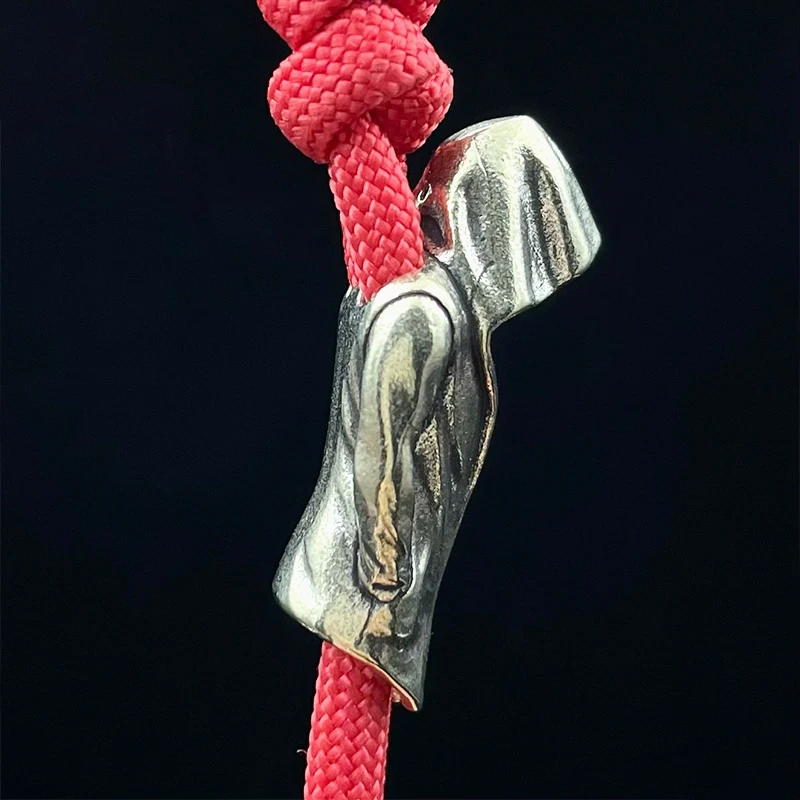 Cloak Knife Drop Brass Knife Beads EDC DIY Paracord Fidget Toy Paracord Rope Decompression Toy Edc