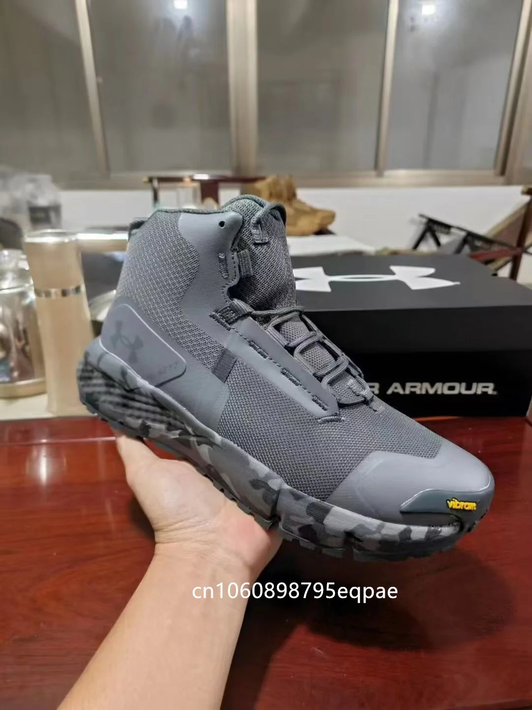 New UNDER ARMOUR 2025 Men  Mid Top Training Shoes Slip Resistant Outdoor Climbing Cushioning Hombre Sports Sneakers EUR40-45