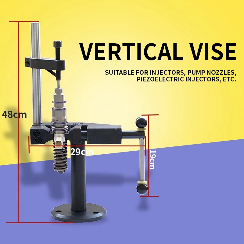 Multifunctional Vertical Vise Diesel Common Rail Injector Pump Nozzle Disassembly Fixture Test Fixing Tool