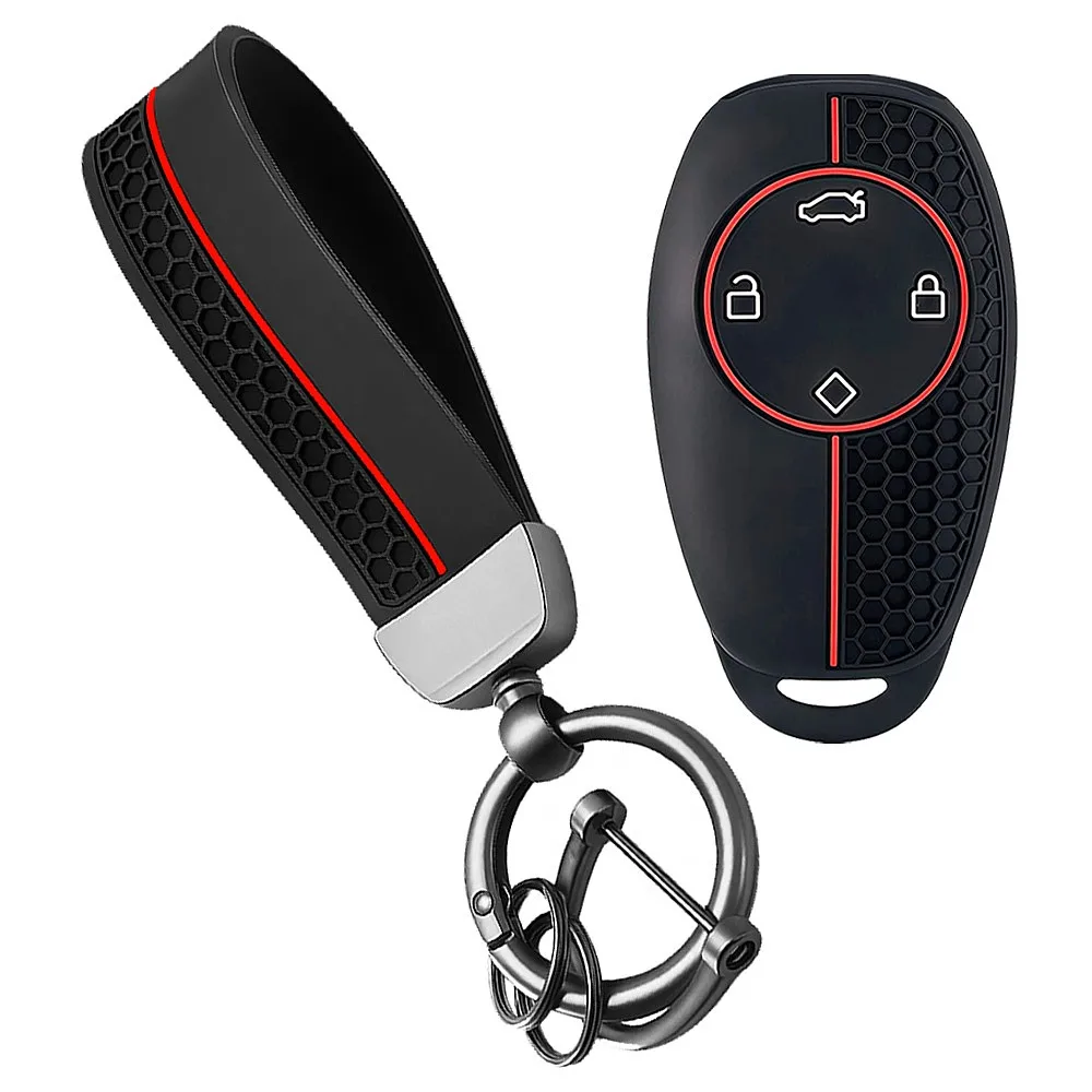 Silicone Car Key Fob Cover Remote Key Case For Zero Run T03 C11 S01 C01 2022 Keychain Holder