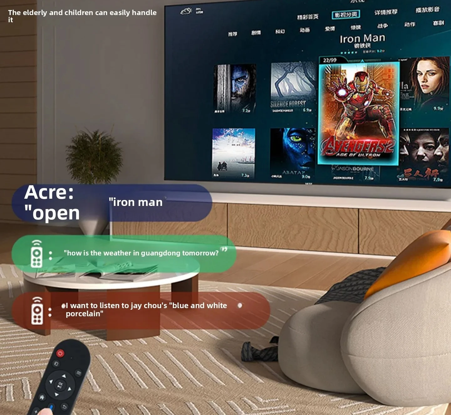 LCD TV Home 43/50/55/60/65/70/75/85/90/100 inch Smart Network Frameless