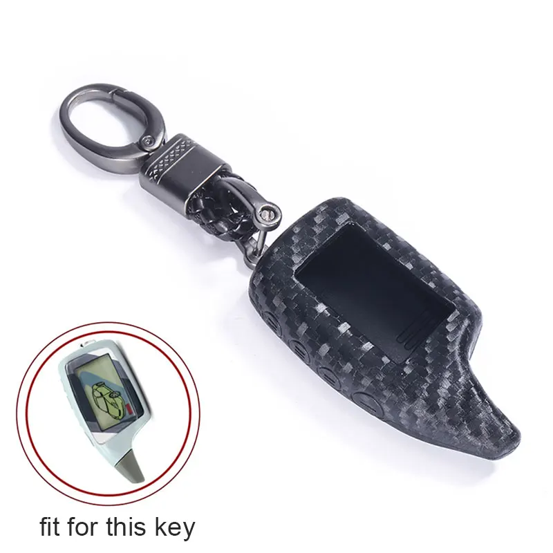 Car Accesorries Keychain Key Cover Car Two Way Car Alarm Silicone Case For Scher-Khan Magicar 5 6 LCD for Scher khan Magicar M5