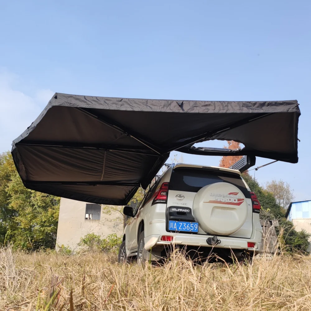 2025 Vehicle Side 270 Degrees 4X4 Free Standing Legless Hard Shell Aluminum UV-resistant Waterproof Four-season Camping Tent
