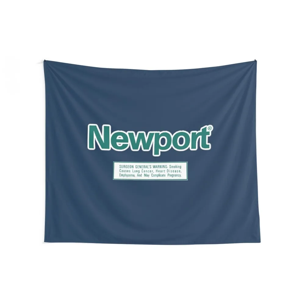 Newport Cigarettes Aesthetic Warning Label Tapestry Decoration For Bedroom Room Decoration Accessories Tapestry