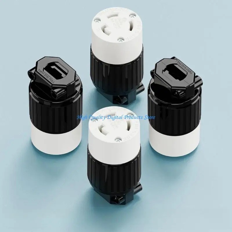 U2JE NEMA L5 30R Locking Receptacle 30A 125V Heavy Duty Industrial Electrical Connector For Generator Equipment Industrial